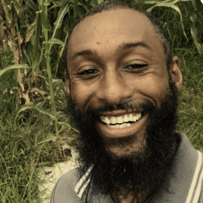 a man smiling for the camera